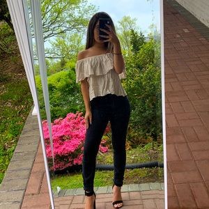 Off the shoulder forever 21 shirt (size XS)